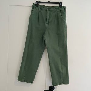 Zara green worker pants size XL
